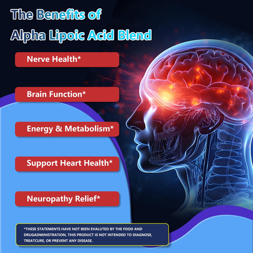 Nerve health support with Alpha Lipoic Acid