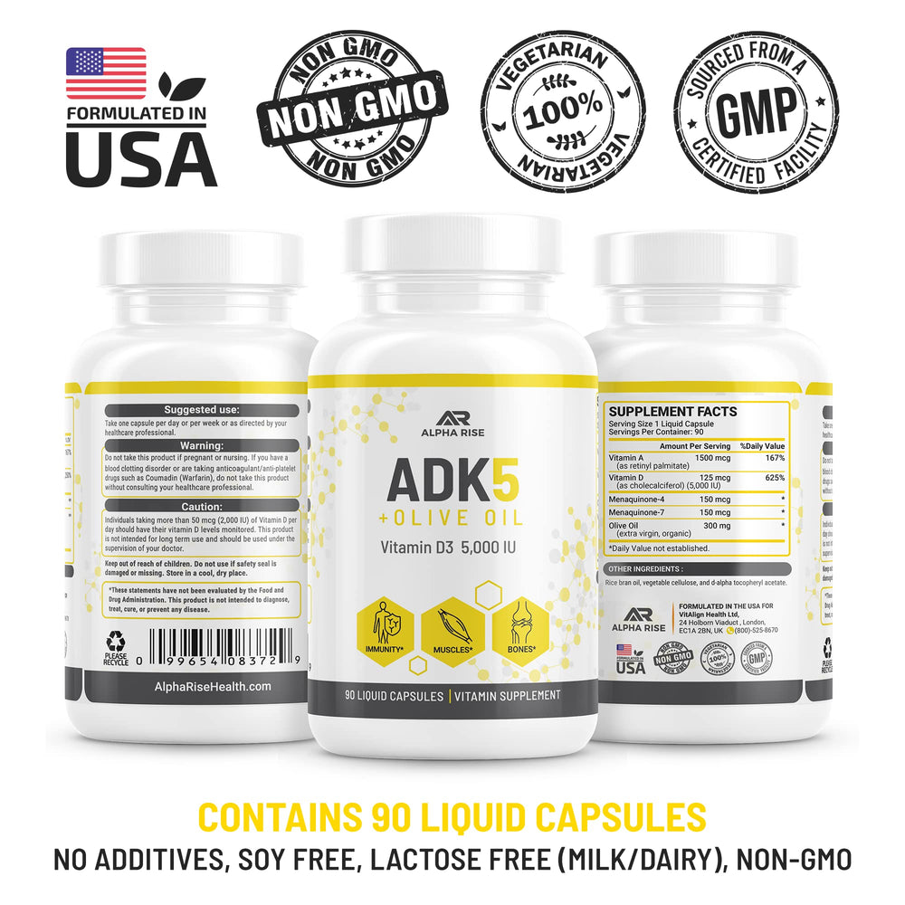 Two types of Vitamin K2 MK7 and MK4 in formula