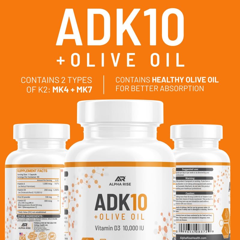 Graphic indicating bone health support from ADK10