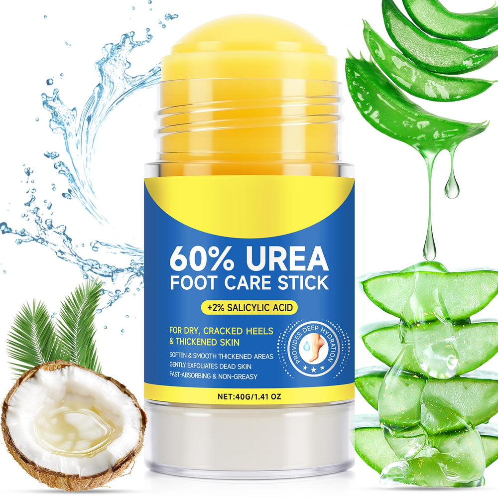 Alstaky foot care stick applying 60% urea to dry heel for hydration