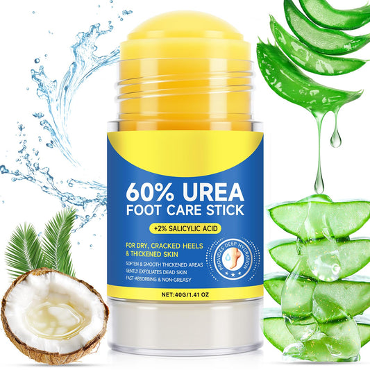 Alstaky foot care stick applying 60% urea to dry heel for hydration