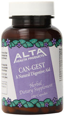 Alta Health Can-Gest Capsules bottle with label on white background
