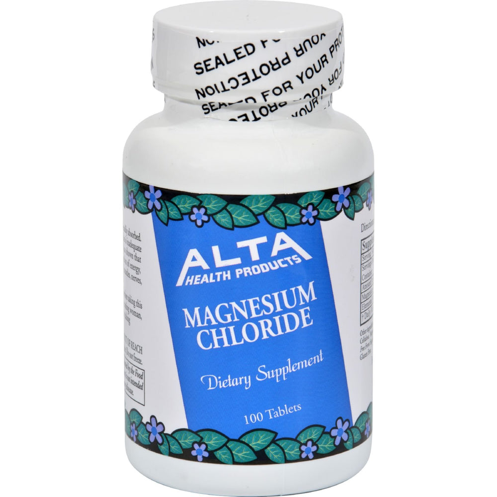Alta Health Magnesium Chloride Tablets bottle