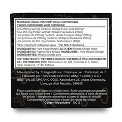 Altai Nature Preserve harvest of Shilajit Resin