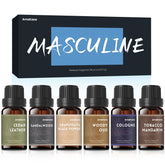 AmaKane Sandalwood fragrance oil in a 6x10 ml bottle