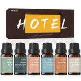 AmaKane Hotel Diffuser Oils 6x10ml amber bottle packaging