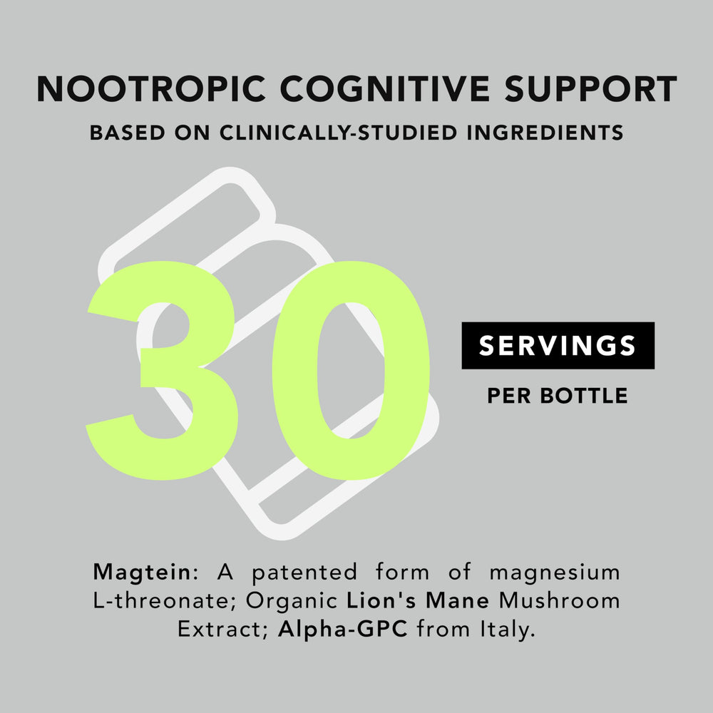 AMANDEAN Brain Supplement label details