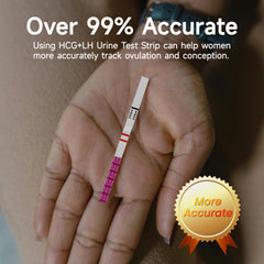 Amazewell Pregnancy Test Strips (HCG) components laid out