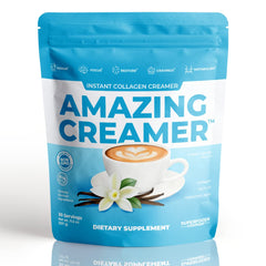 Amazing Creamer with Collagen Vanilla bottle front