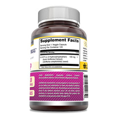 5-HTP veggie capsules close-up