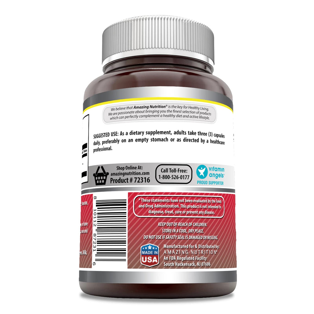 Non-GMO and gluten-free certification badge for the supplement
