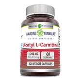 Front label of Amazing Formulas Acetyl L-Carnitine 1200 Mg bottle