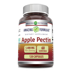 Bottle of Amazing Formulas Apple Pectin 1400 mg supplement