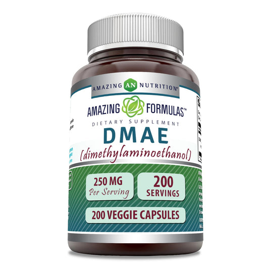Amazing Formulas DMAE supplement bottle with veggie capsules – image 1 of 6