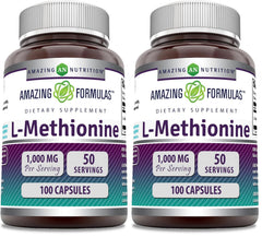 Product hero image: Amazing Formulas L-Methionine bottle front