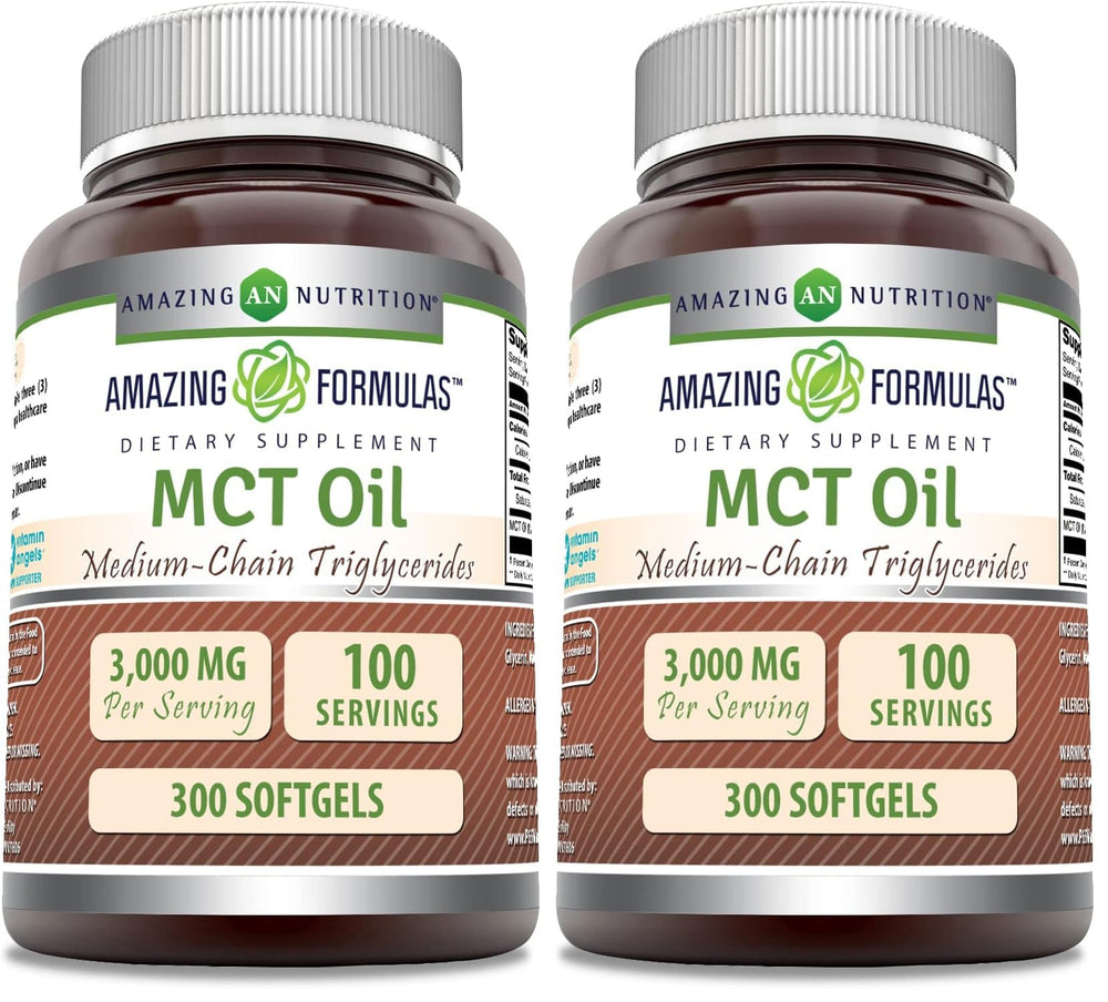 Amazing Formulas MCT Oil Softgels bottle and packaging
