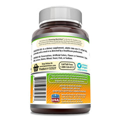 Back of bottle with supplement facts for Amazing Formulas Vitamin A 10000 IU