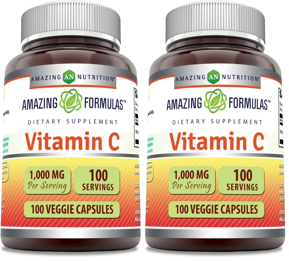 Bottle of Amazing Formulas Vitamin C 1000 mg Veggie Capsules