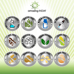 Non-GMO and Gluten-Free indicators on packaging