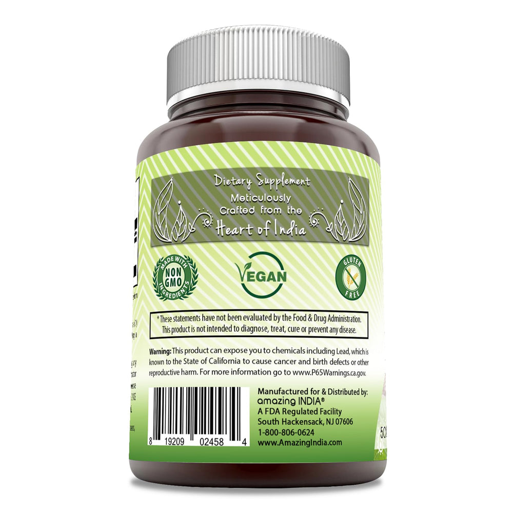 Arjuna 500 mg bottle label