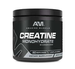 Amazing Muscle Micronized Creatine Monohydrate 1 lb powder container