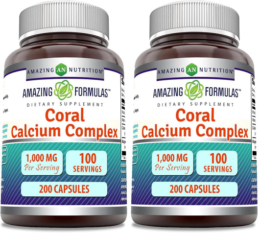 Amazing Formulas Coral Calcium Complex bottle with label