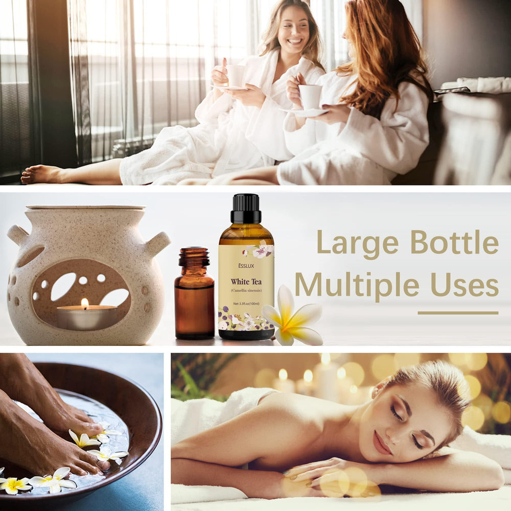 100 ml amber glass bottle with built-in eye dropper for White Tea Oil