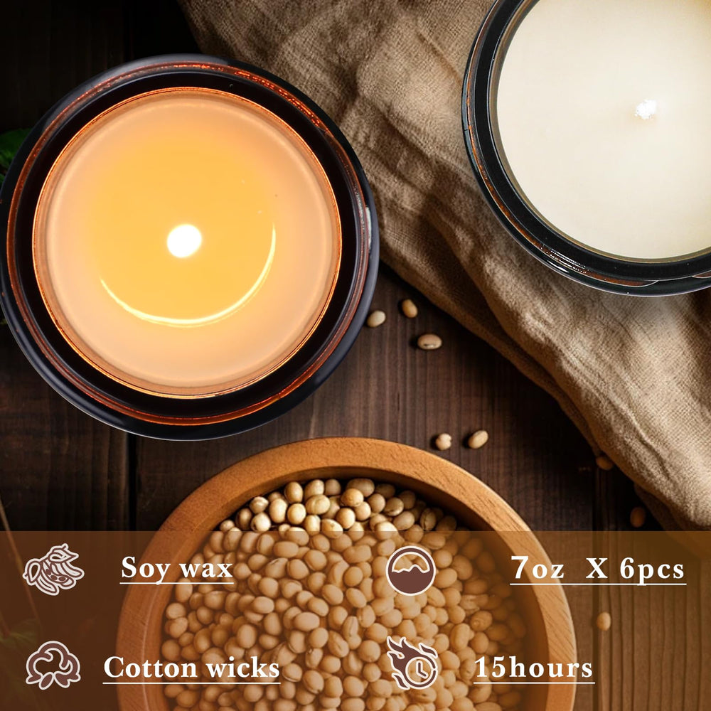 Amber Patchouli scented candle