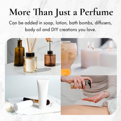 Travel-friendly Amber White Type Fragrance Oil roll-on in compact size