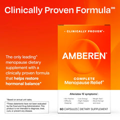 Amberen hot flashes relief visual suggests symptom relief possibilities