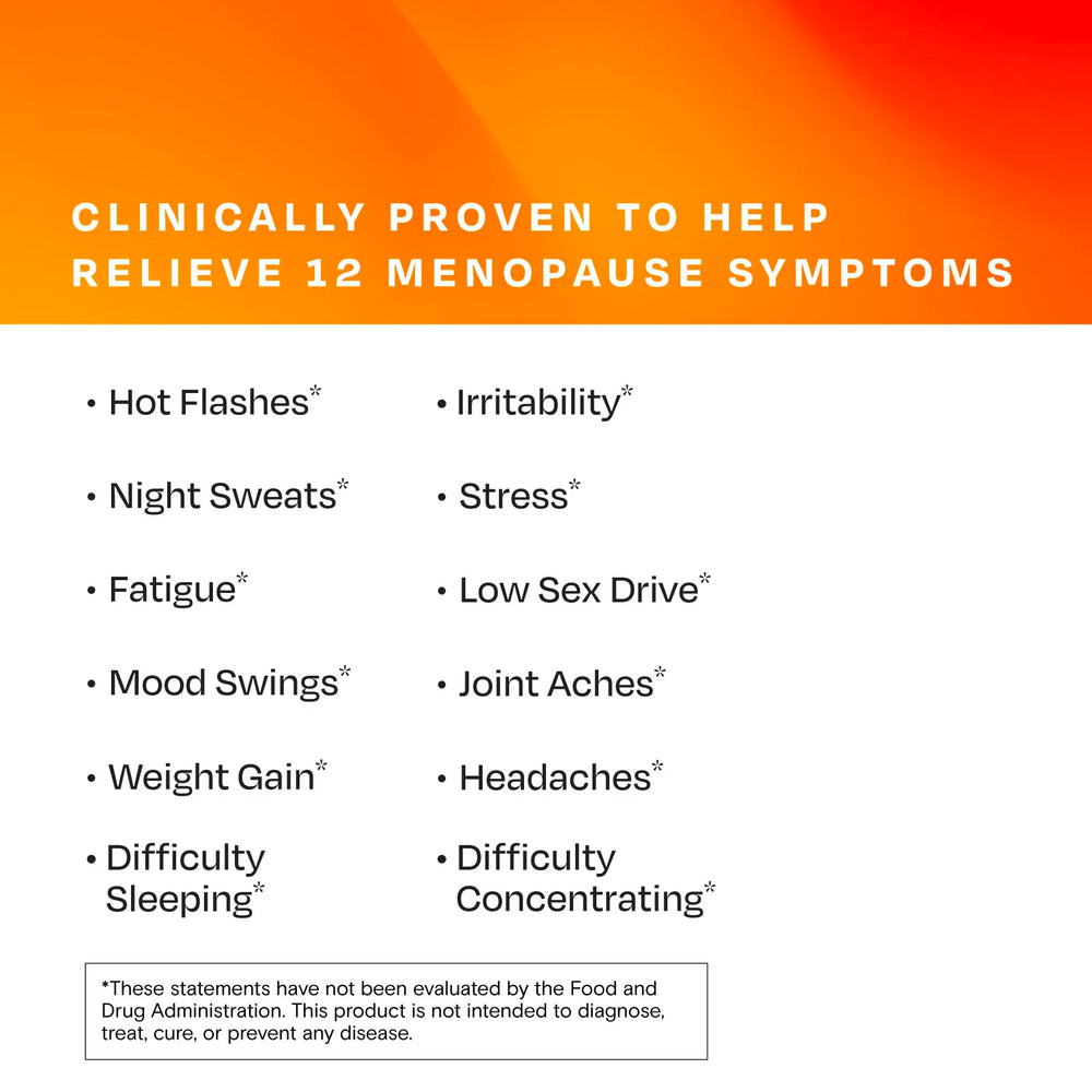 Amberen menopause supplement label close-up emphasizes drug-free, hormone-support formula