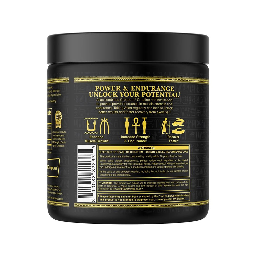 Serving scoop with Atlas powder