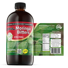 Amenazel Organic Moringa Bitters 16 oz bottle