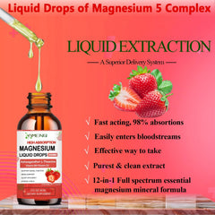 Cortisol balance liquid drops bottle on white background