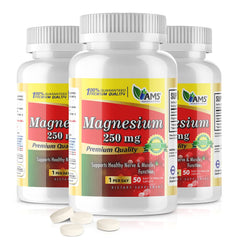 America Medic & Science Magnesium 250 mg bottle pack front view