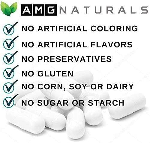 Ingredients and cynarin content on AMG Naturals label