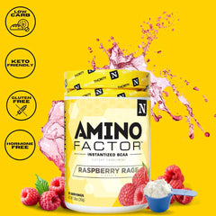 Amino Factor 2:1:1 BCAA ratio science and clear labeling