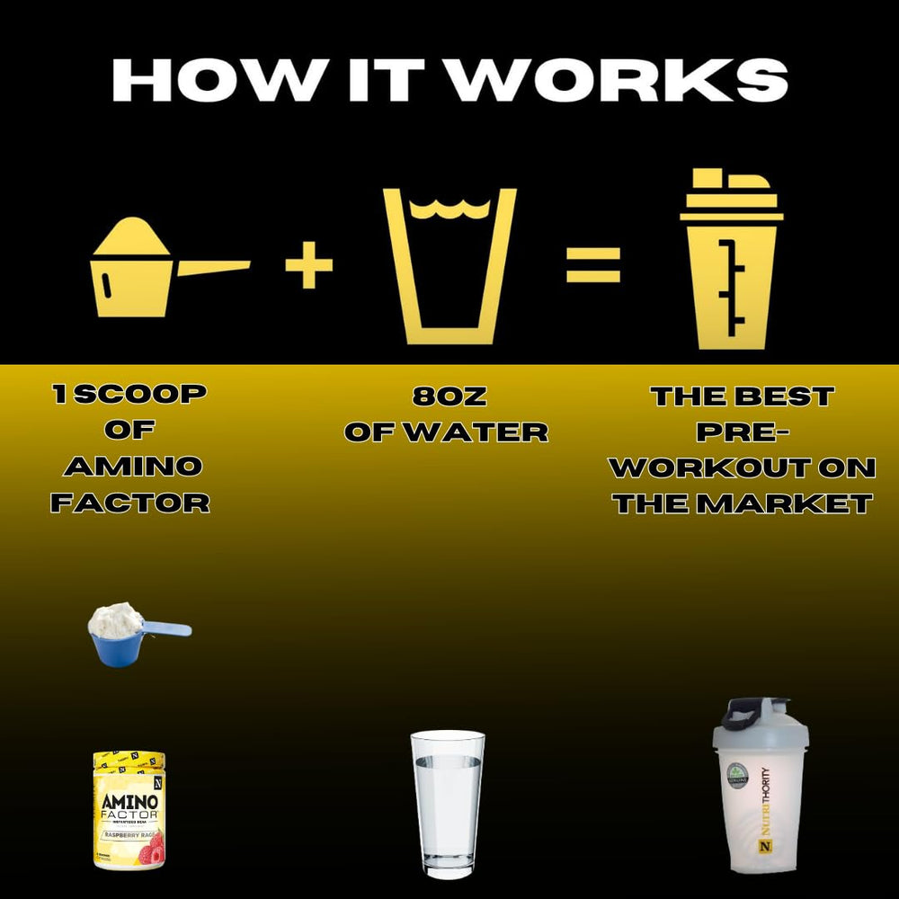 Intra and post-workout Amino Factor drink mix ready to mix