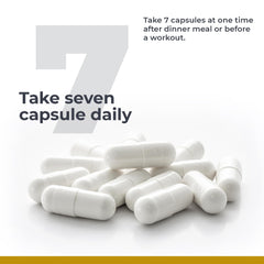 Dosage guidance image for Amino HGH (7 capsules)