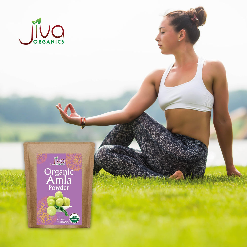Amla powder used for hair care
