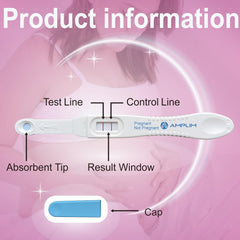 Amplim pregnancy test marked FSA/HSA eligible