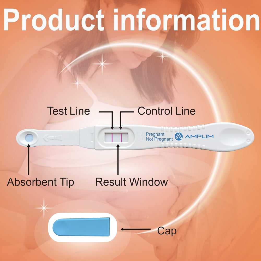 Home-use Amplim test sticks with dip option and instructions