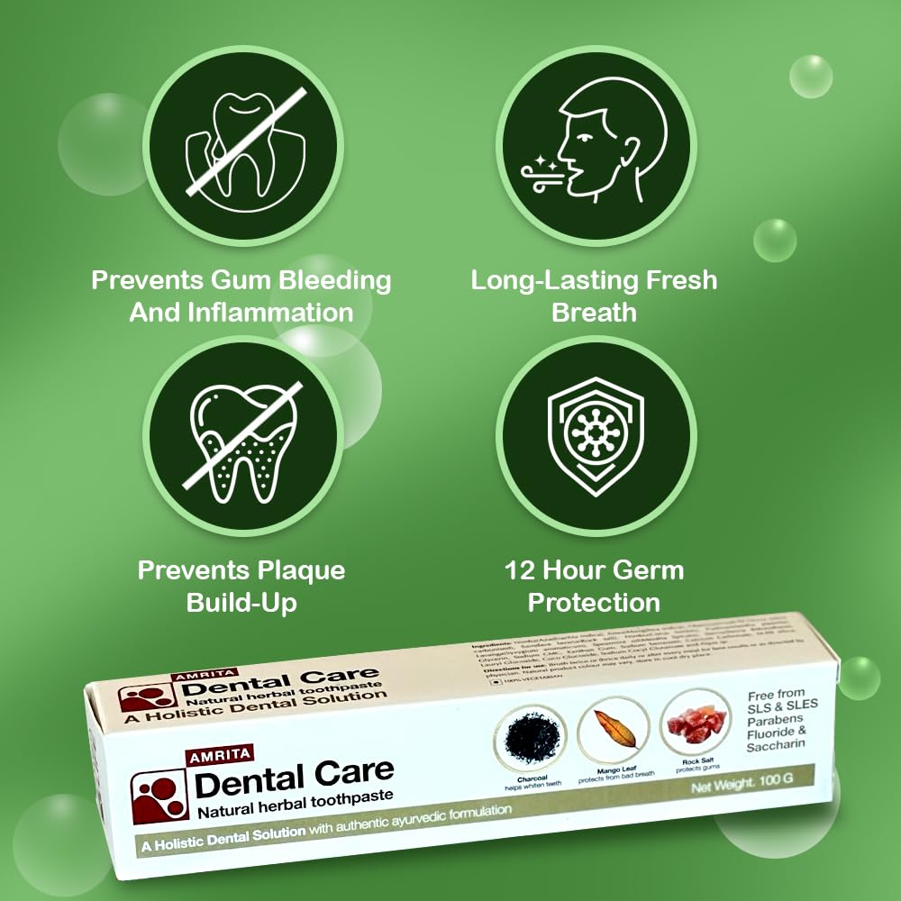 Neem bark component in Amrita Life Herbal Toothpaste