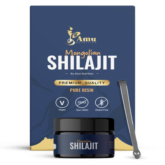 AMU Nutrition Mongolian Shilajit 20g front view