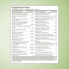 Gluten-free, iron-free and non-dairy indication on packaging