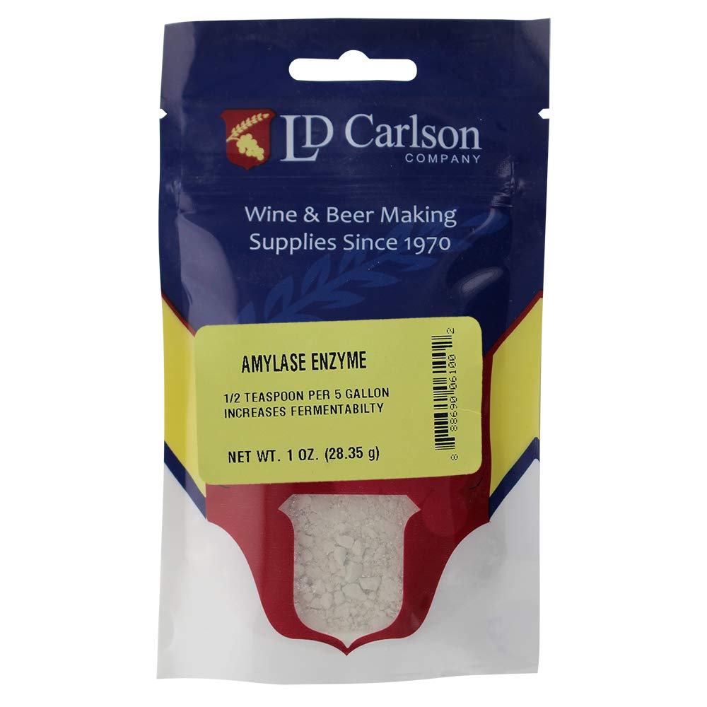 Amylase Enzyme 1 Oz packaging and label