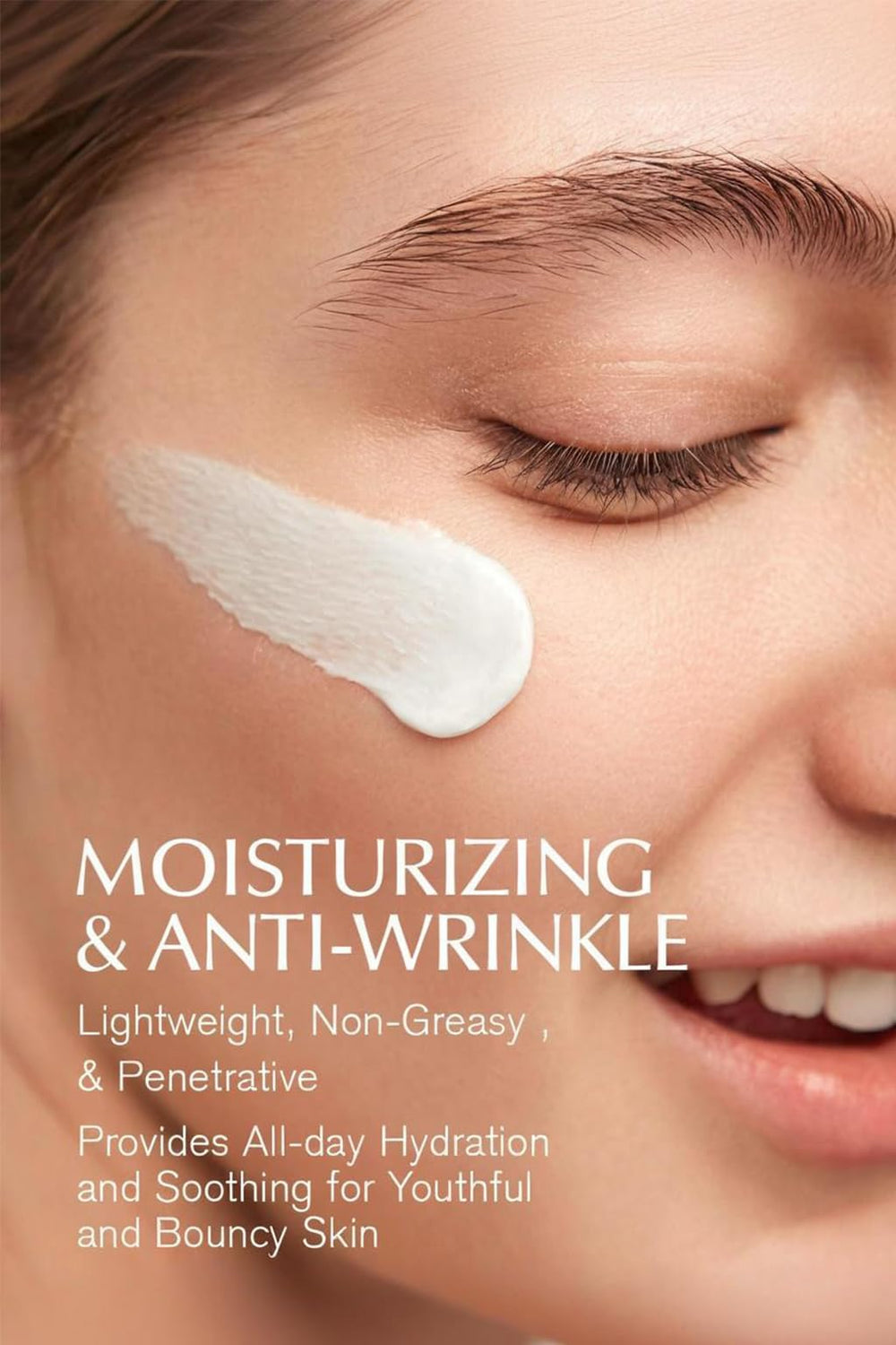 AMZEYE Retinol Face Cream packaging highlights premium formula and safe ingredients