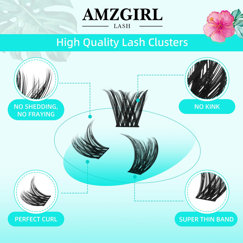 AMZGIRL LASH Clusters DMIX 10-18mm offer versatile length options