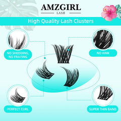 AMZGIRL LASH Clusters DMIX 10-18mm offer versatile length options