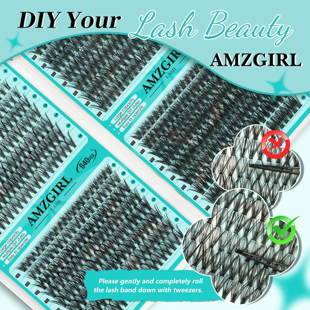 AMZGIRL LASH soft, lightweight fibers for all-day wear